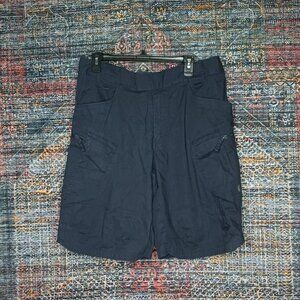 Helikon-Tex mens solid navy ripstop Urban Tactical cargo shorts 36 EUC